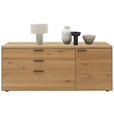 KOMMODE  in 181,9/74,5/45,2 cm  - Wildeiche/Schwarz, Design, Holz/Metall (181,9/74,5/45,2cm) - Valnatura