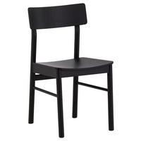 STOLSET 2 styck  - svart, Design, trämaterial/trä (45.5/82/48cm) - Livetastic