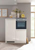 KÜCHENBLOCK Weiß E-Geräte, Spüle, Geschirrspüler   - Weiß, MODERN (120/200cm) - Carryhome