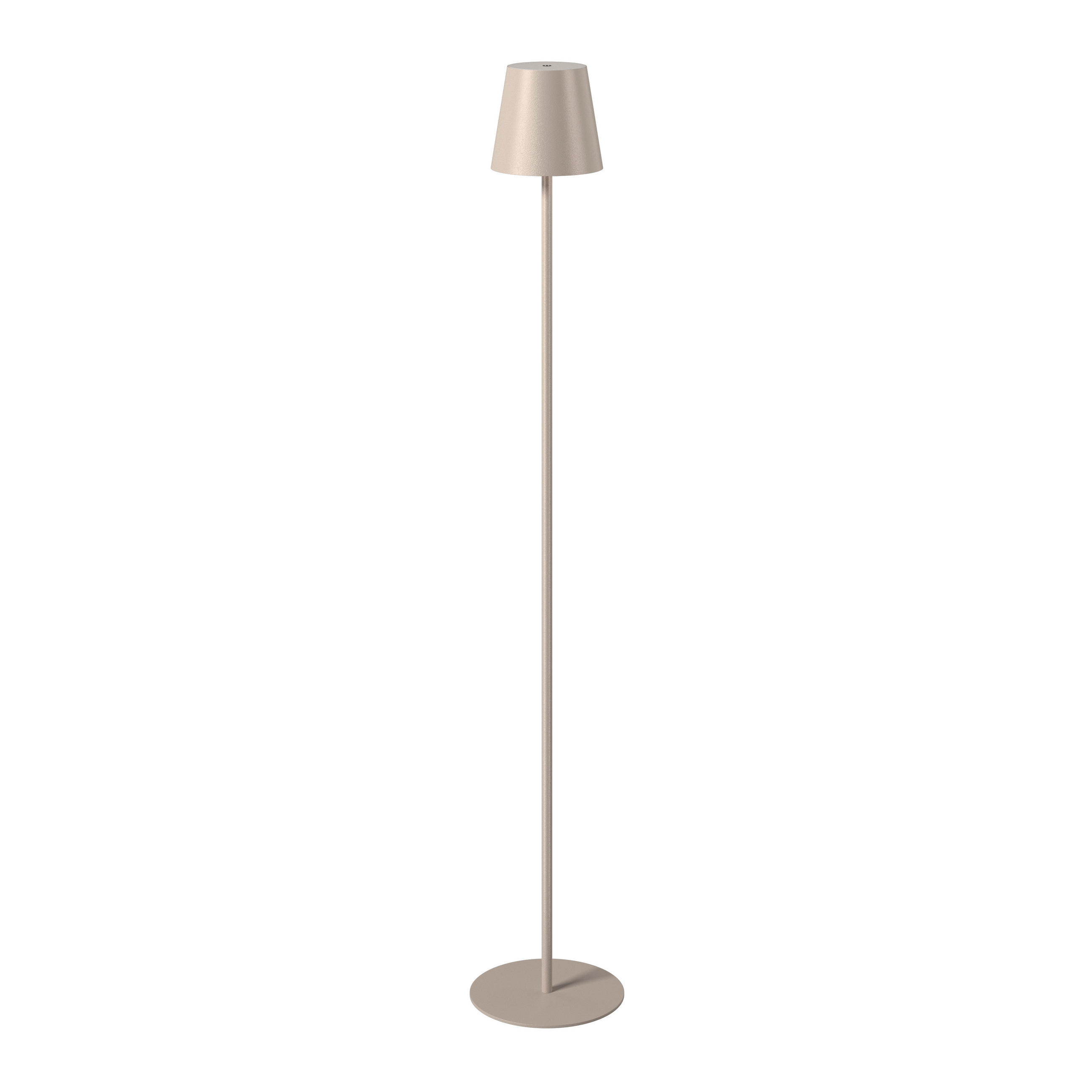 PUNJIVA PODNA LAMPA - boja peska, Dizajnerski, metal/plastika (22/130cm) - Novel
