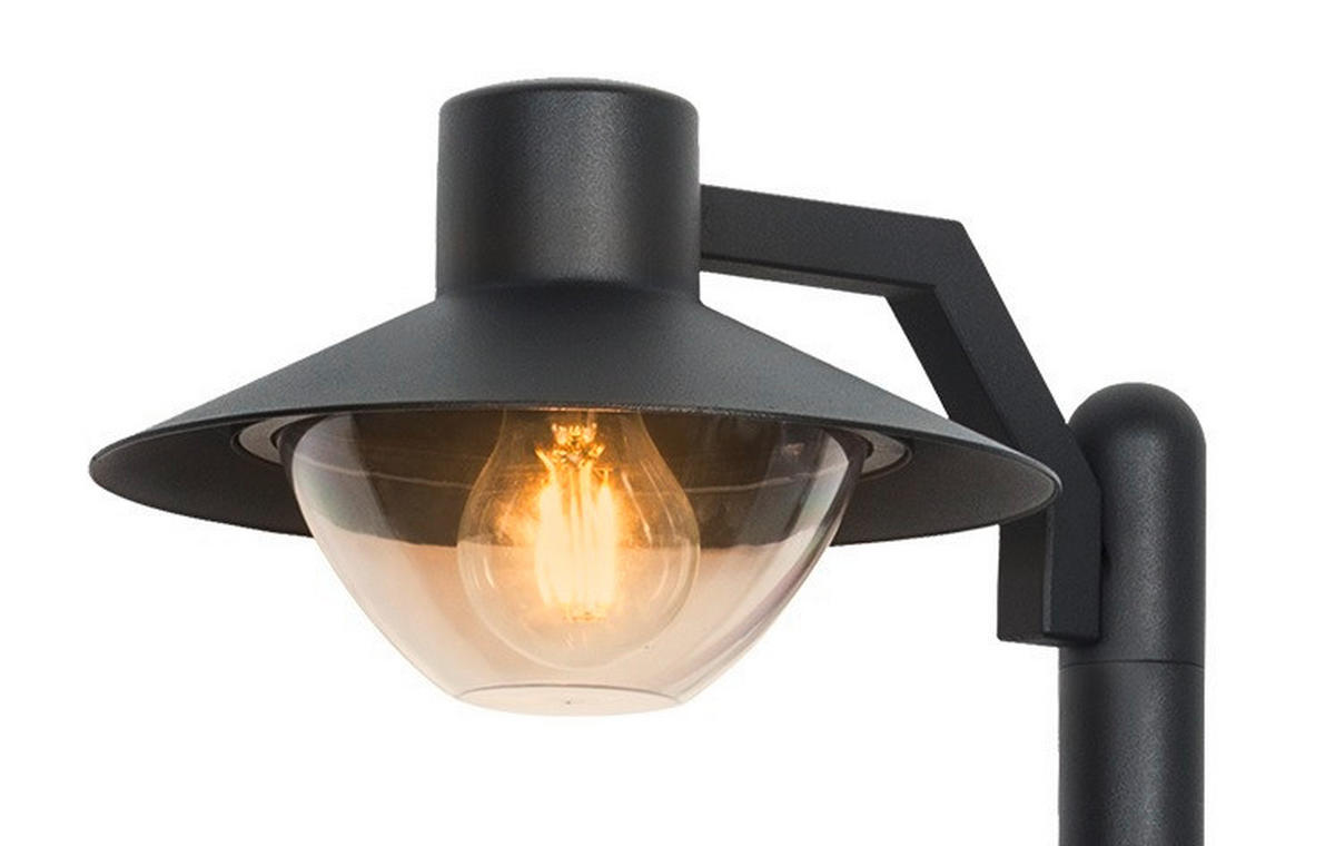 LED-UTOMHUSLAMPA - svart, Klassisk, metall (24/36.5/105cm)