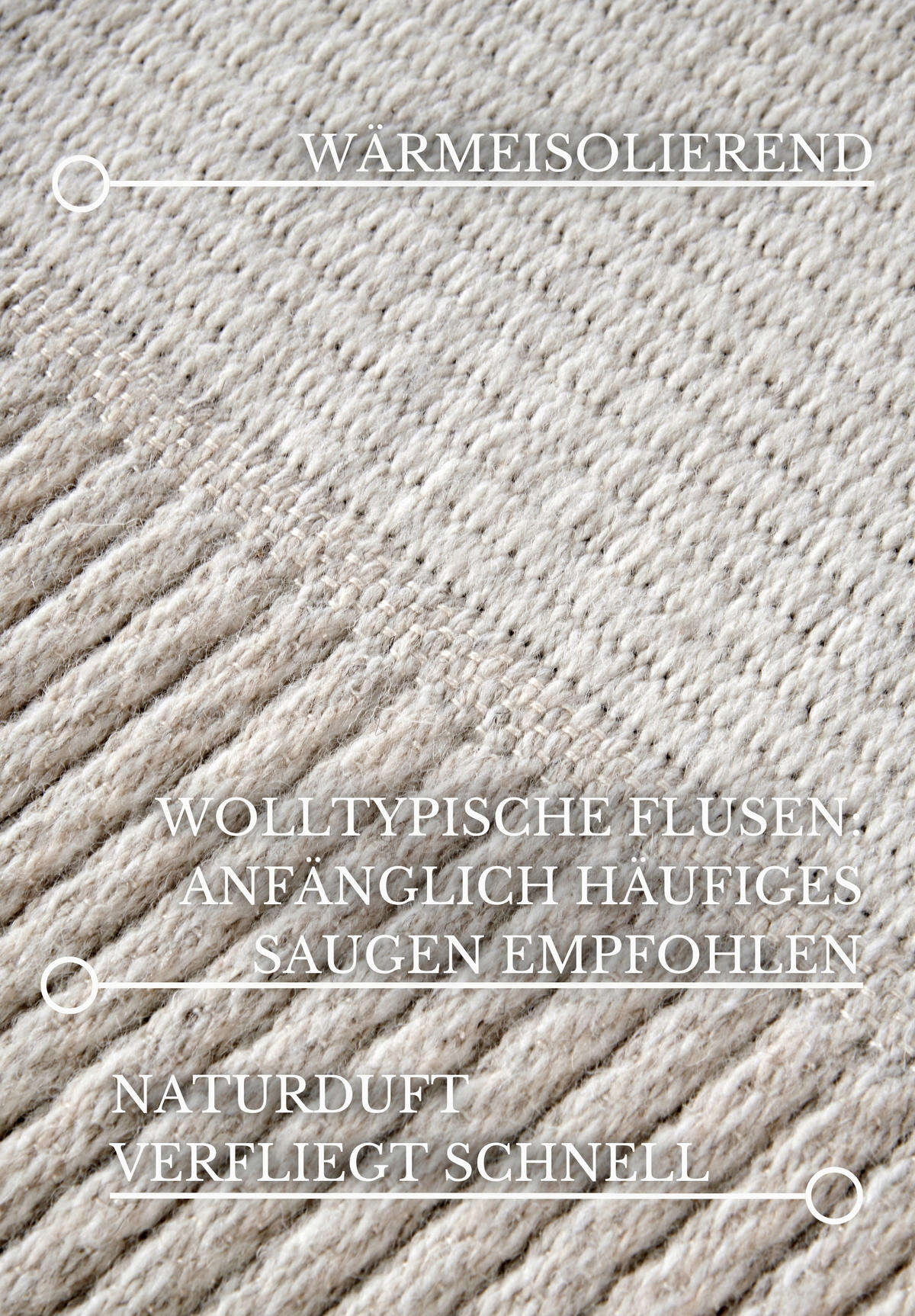HANDWEBTEPPICH 200/290 cm Kollektion 1843 Creme  - Creme, Basics, Kunststoff/Textil (200/290cm) - Villeroy & Boch