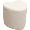 HOCKER in Textil Creme  - Creme, Design, Textil (34/36/36cm) - Kare-Design