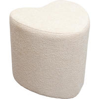HOCKER in Textil Creme  - Creme, Design, Textil (34/36/36cm) - Kare-Design