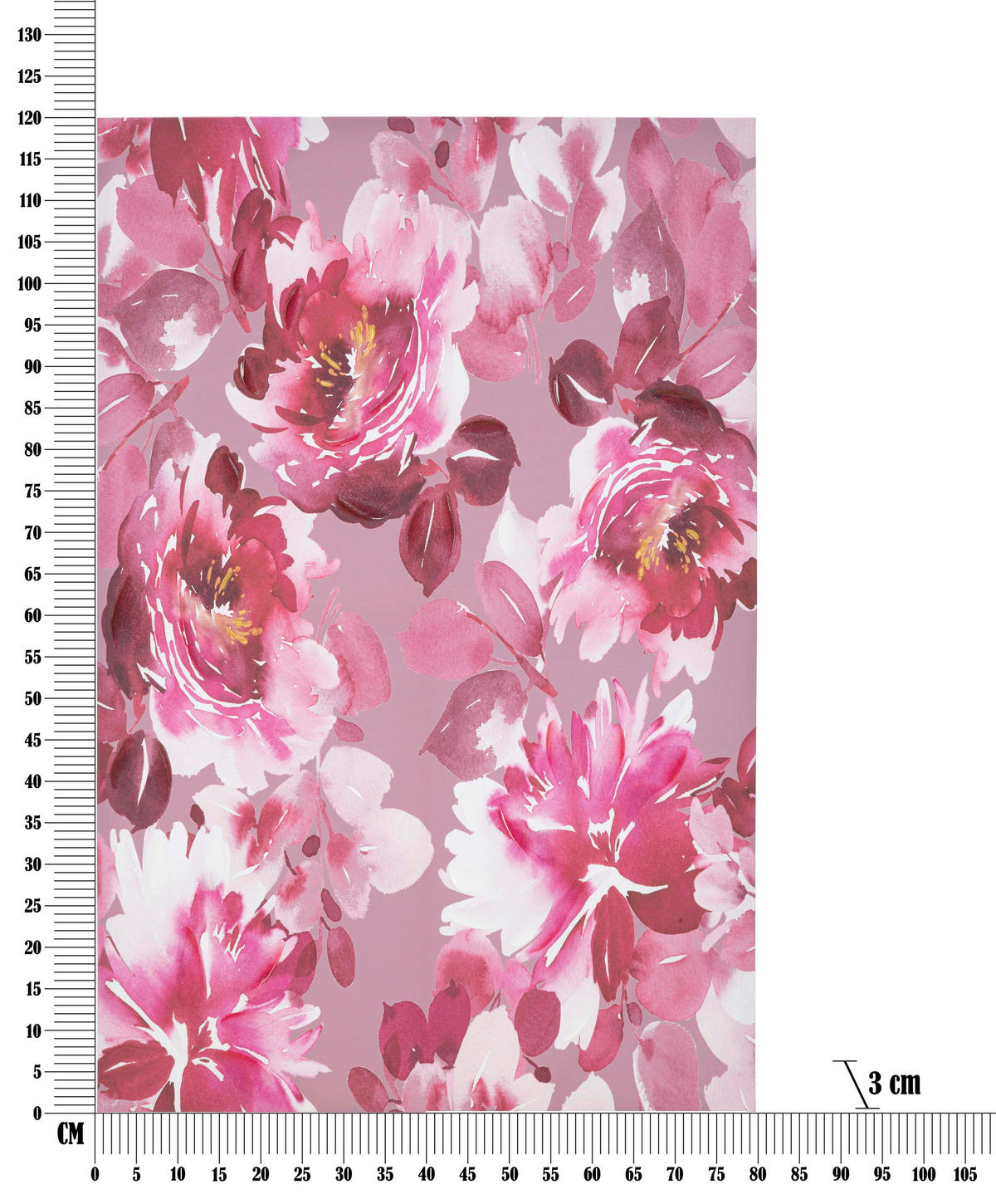 LEINWANDBILD Blumen  - Basics, Holz/Textil (80/120/3cm)