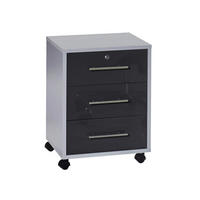 ROLLCONTAINER 44/58/40 cm  - Edelstahlfarben/Anthrazit Hochglanz, MODERN, Holzwerkstoff/Kunststoff (44/58/40cm) - MID.YOU