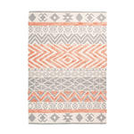 FLACHWEBETEPPICH 120/170 cm Grau, Koralle  - Koralle/Grau, Design, Textil (120/170cm) - Novel
