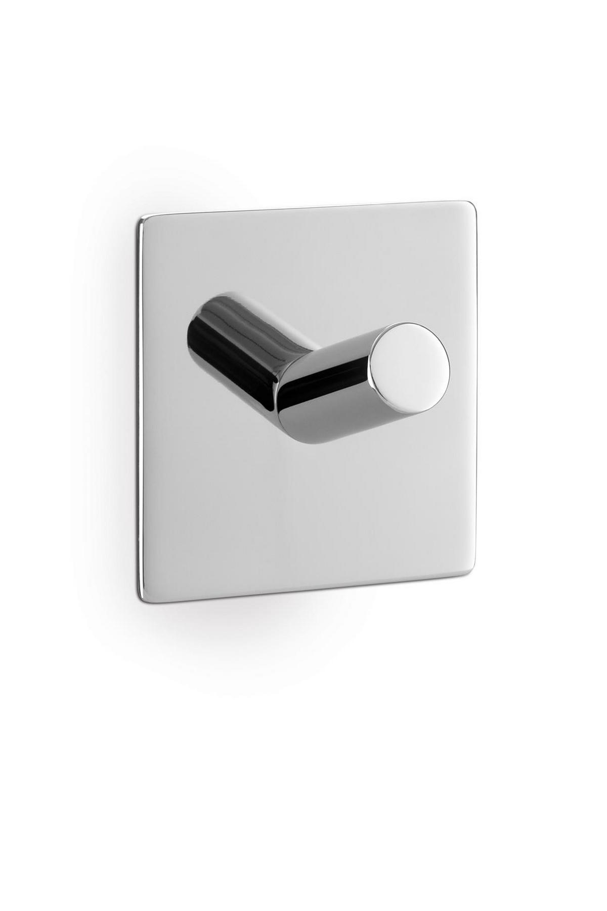 KUKICA ZA RUČNIK  boje oplemenjenog čelika  metal  PECO  - boje oplemenjenog čelika, Design, metal (5/5cm) - Zack