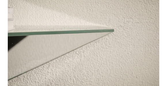 WANDREGALSET  - Silberfarben, LIFESTYLE, Glas/Holzwerkstoff (59/23/23cm) - Novel