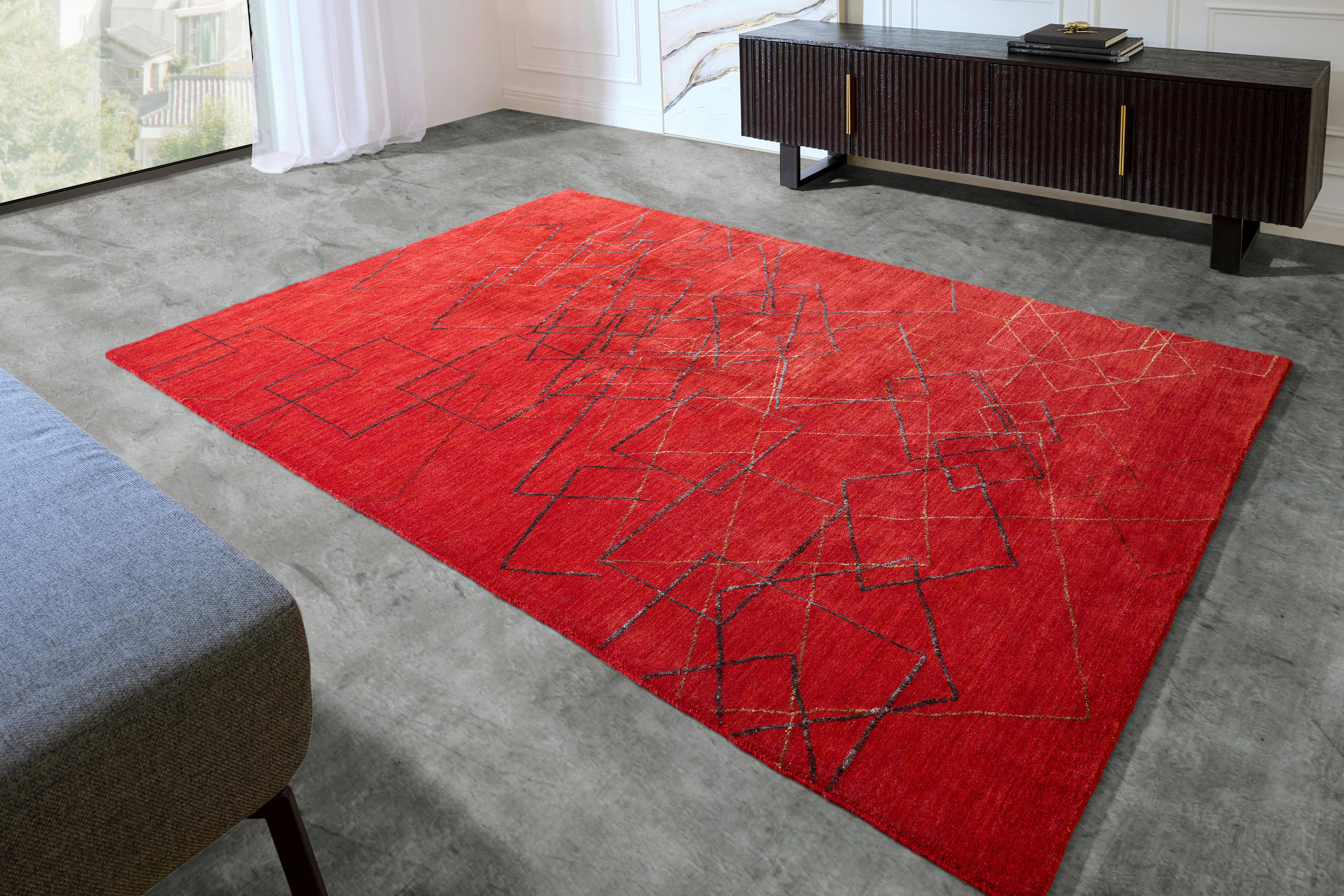 ORIENTTEPPICH 160/230 cm Jayikukka Red Rot  - Rot, Design, Textil (160/230cm) - Cazaris