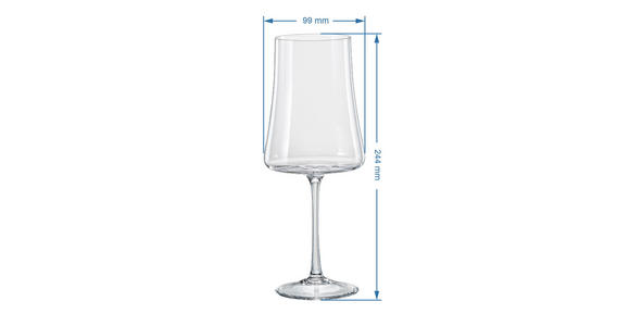 GLÄSERSET Bardolino 18-teilig - Klar, KONVENTIONELL, Glas - Novel