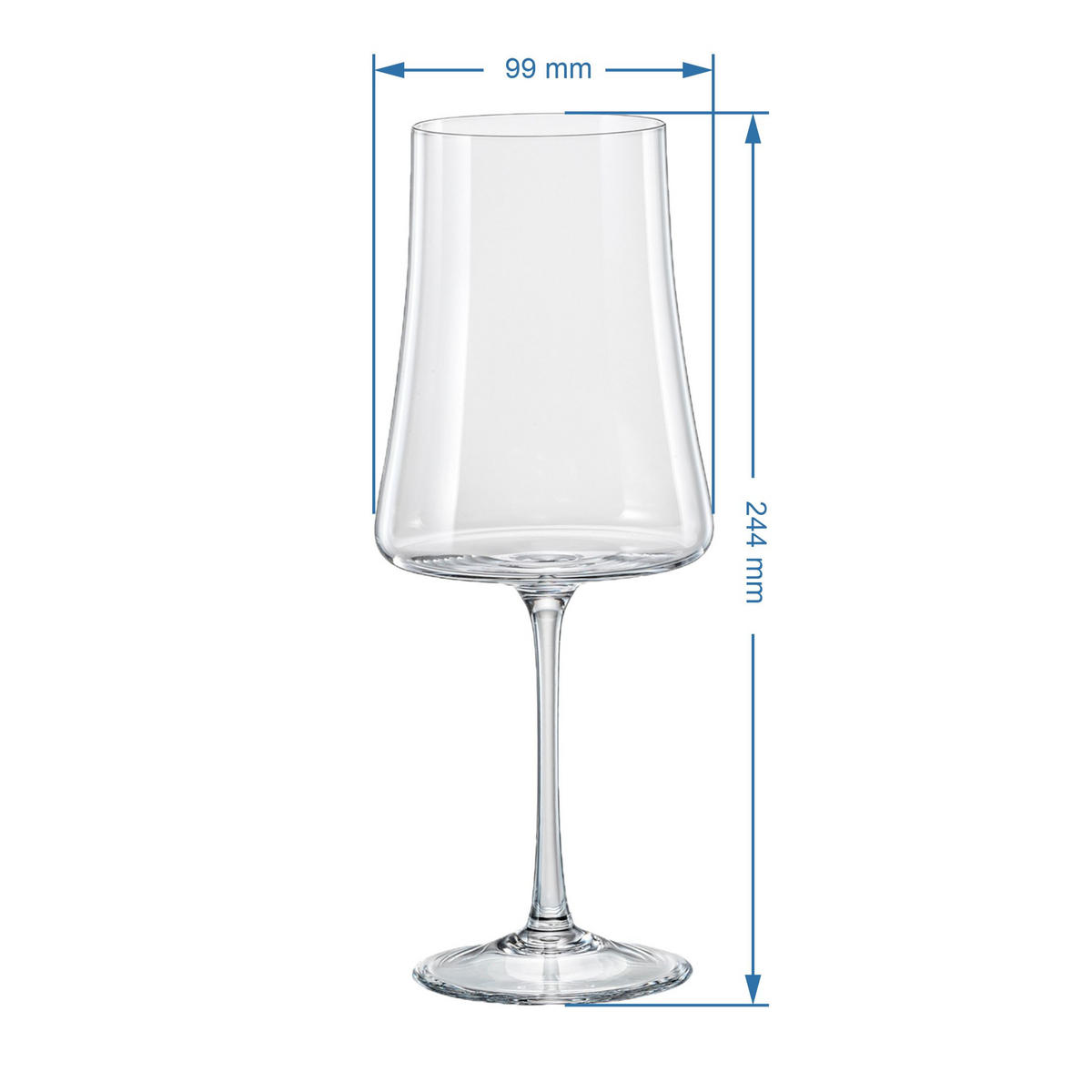 GLÄSERSET Bardolino 18-teilig  - Transparent, Konventionell, Glas - Novel