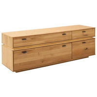 LOWBOARD  in 183/62/51 cm  - Wildeiche/Anthrazit, Natur, Holz/Holzwerkstoff (183/62/51cm) - MID.YOU