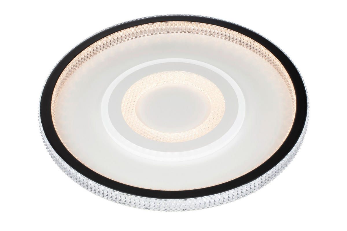 LED SVJETILJKA STROPNA  - bijela/prozirno, Trend, metal/plastika (49/6,5cm) - Novel