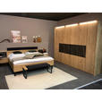 BETTANLAGE 180/200 cm  in Wildeiche, Schwarz  - Wildeiche/Schwarz, Design, Holz/Textil (180/200cm) - Valnatura