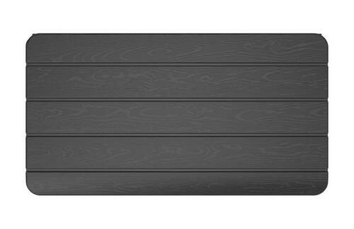KISSENBOX 129/70/70 cm  - Anthrazit, Basics, Kunststoff (129/70/70cm)