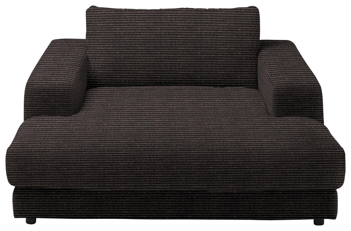 XXL-SESSEL - Anthrazit/Schwarz, Design, Kunststoff/Textil (150/86/170cm) - Lomoco