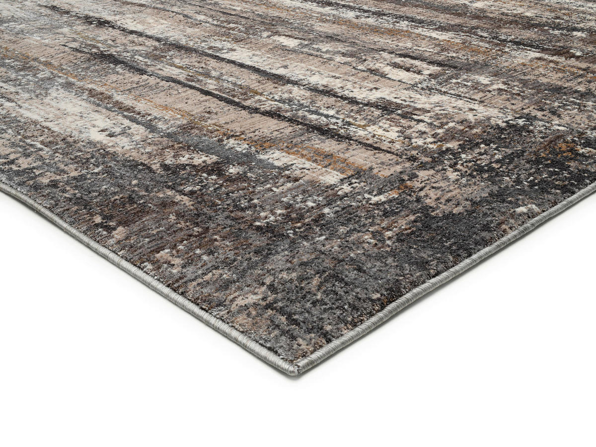 WEBTEPPICH 155/230 cm Nimara Grau, Dunkelgrau, Beige  - Dunkelgrau/Beige, Design, Textil (155/230cm) - Novel