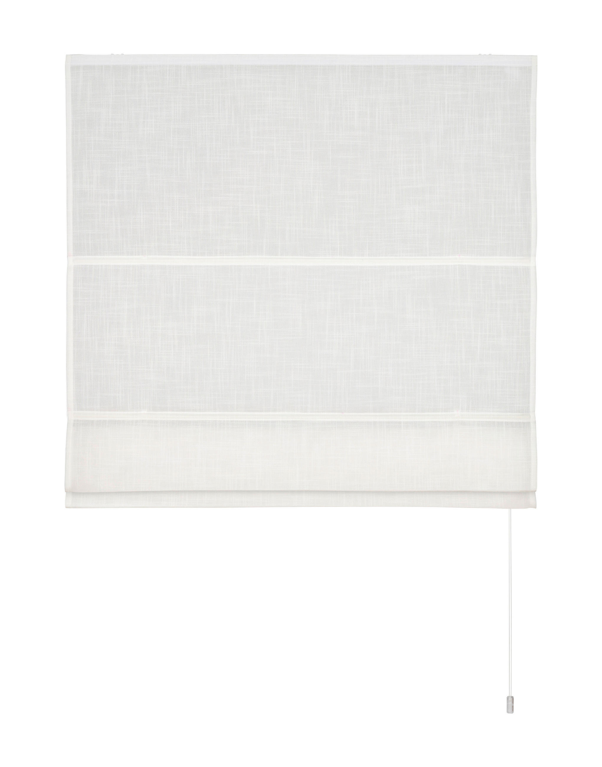 RAFFROLLO  halbtransparent   90/160 cm   - Creme, Basics, Textil (90/160cm) - Homeware