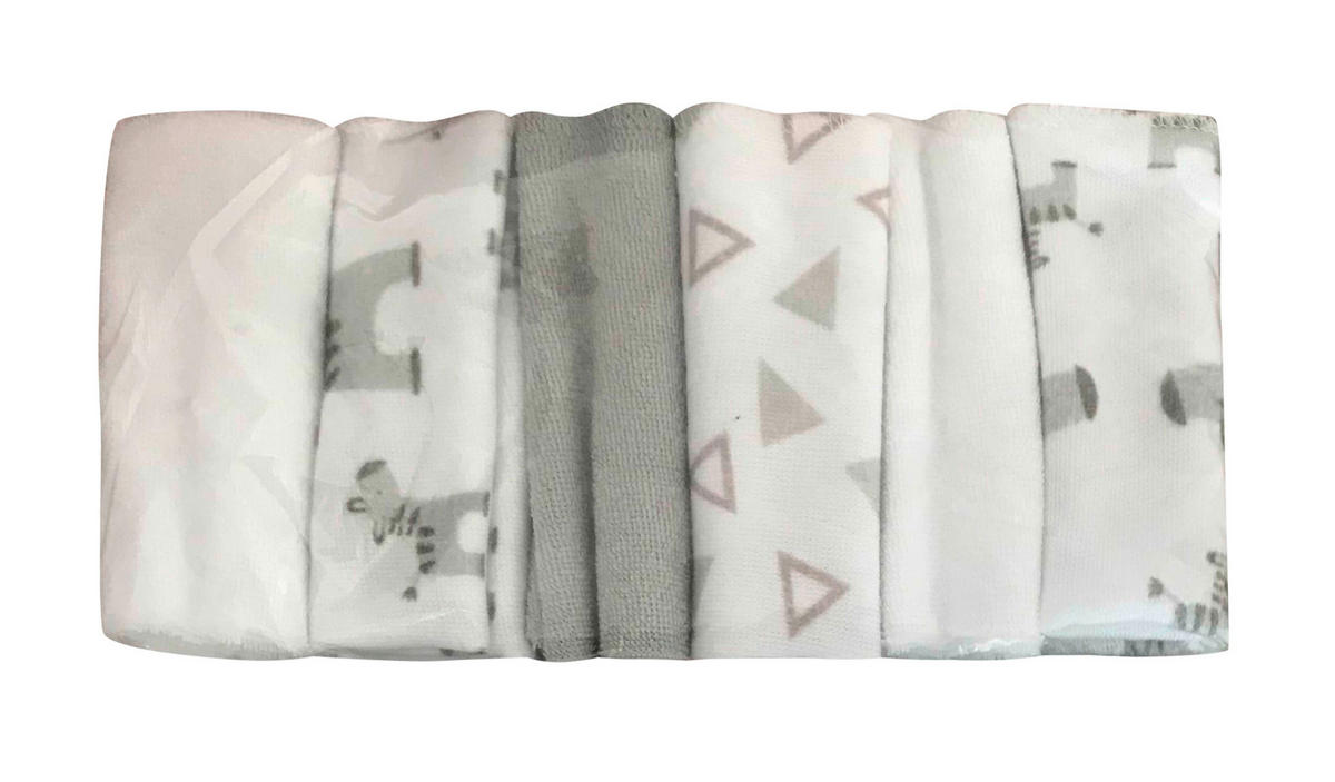 HANDRIČKA NA UMÝVANIE - sivá, Basics, textil (22/22cm) - My Baby Lou