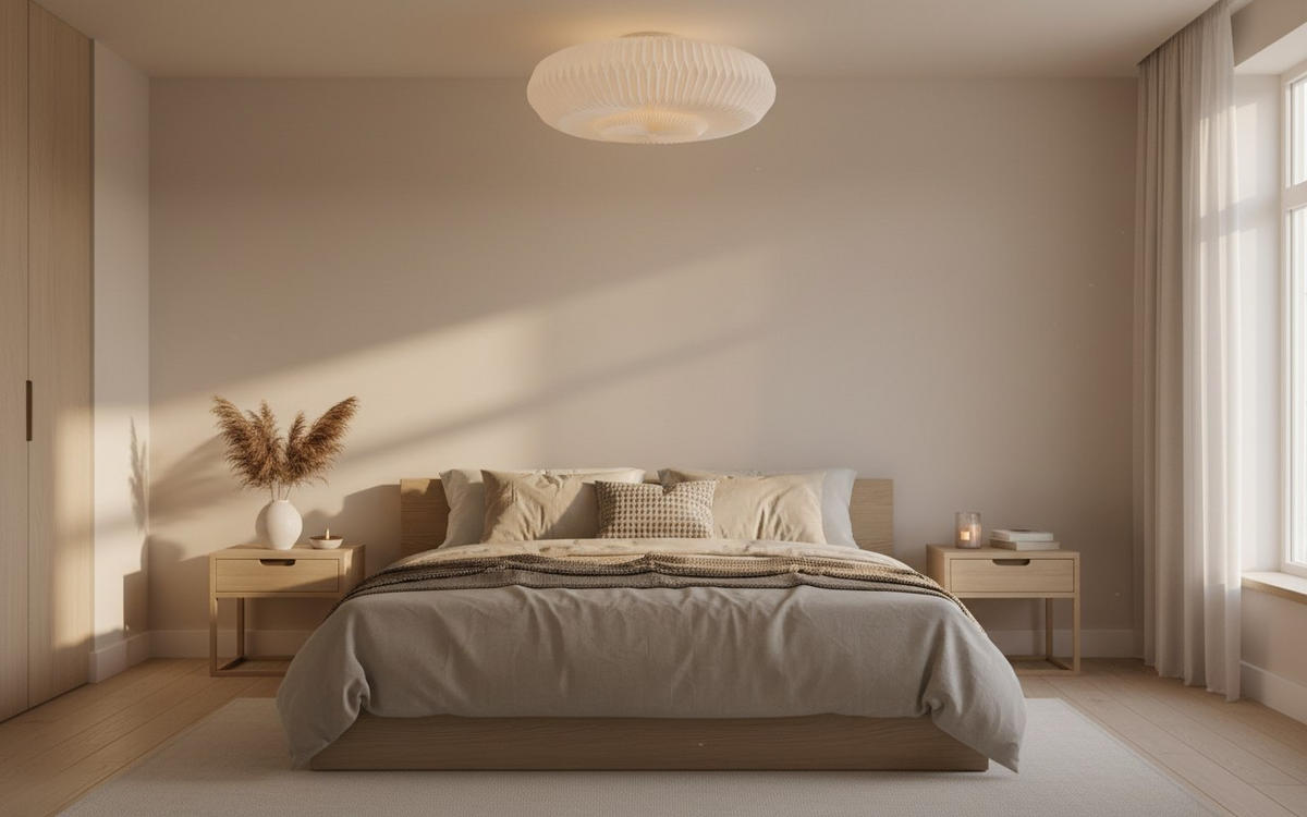 DECKENLEUCHTE  50/25 cm    - Weiß, Design, Papier/Metall (50/25cm) - Collet's Monde