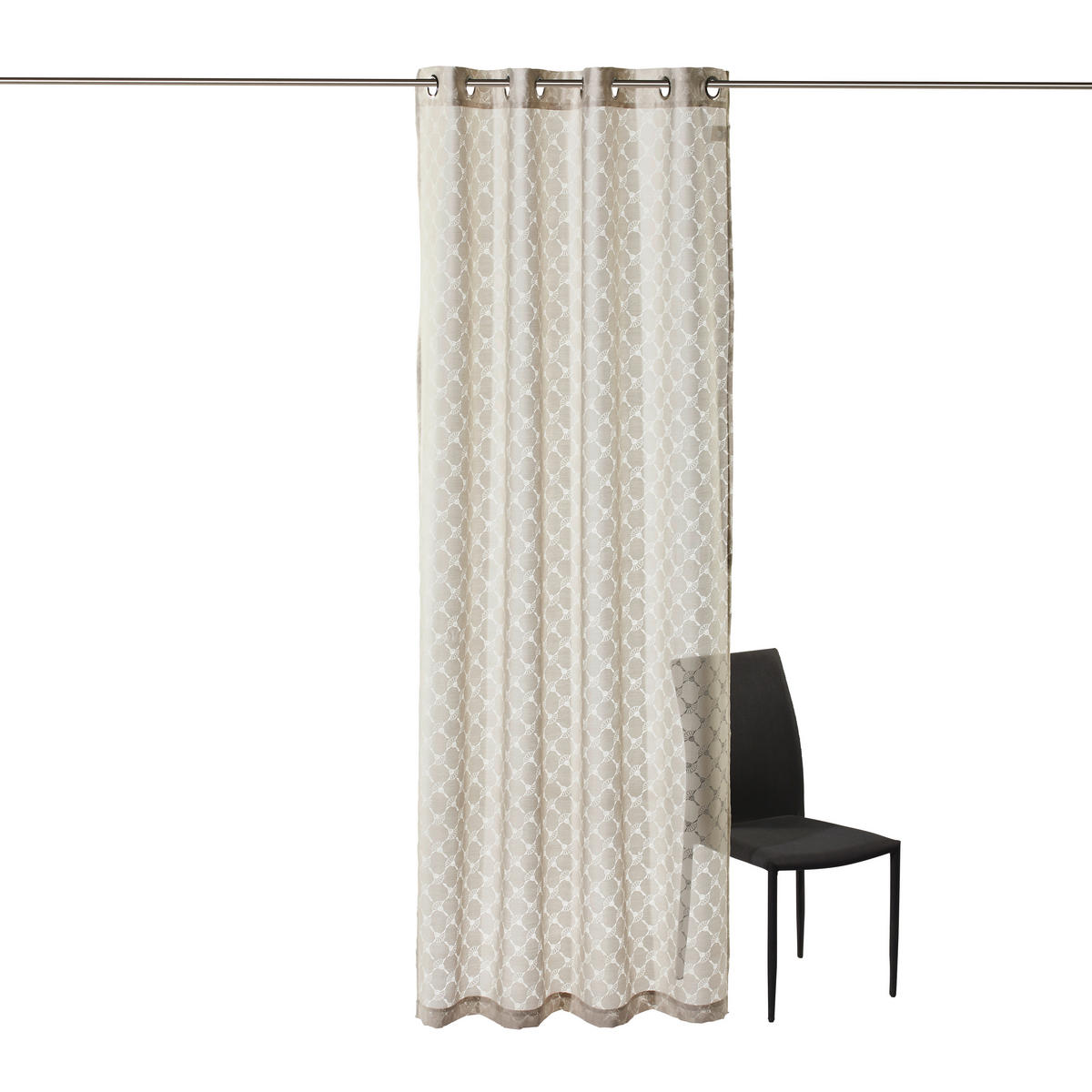 RINGLIS FÜGGÖNY áttetsző  - szürkésbarna, Design, textil (140/250cm) - Joop!