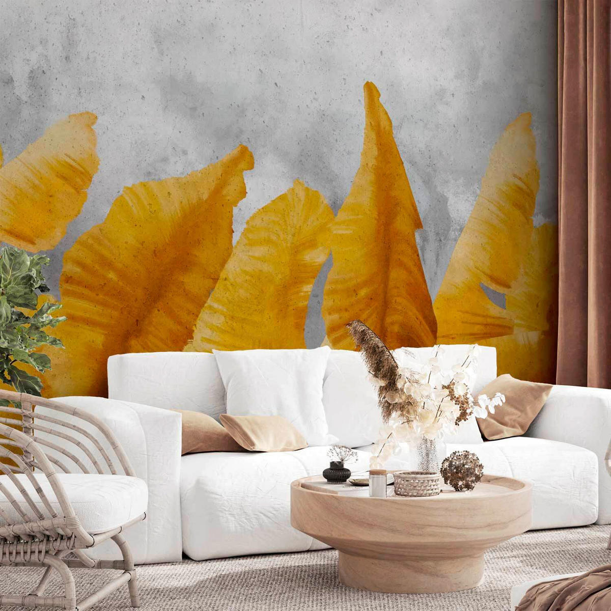 FOTOTAPETE - Hellgrau/Sahara, Basics, Textil (200/140cm) - artgeist