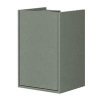 WASCHBECKENUNTERSCHRANK 42/62/35 cm  - Schilfgrün/Schwarz, Trend, Holzwerkstoff/Kunststoff (42/62/35cm) - MID.YOU