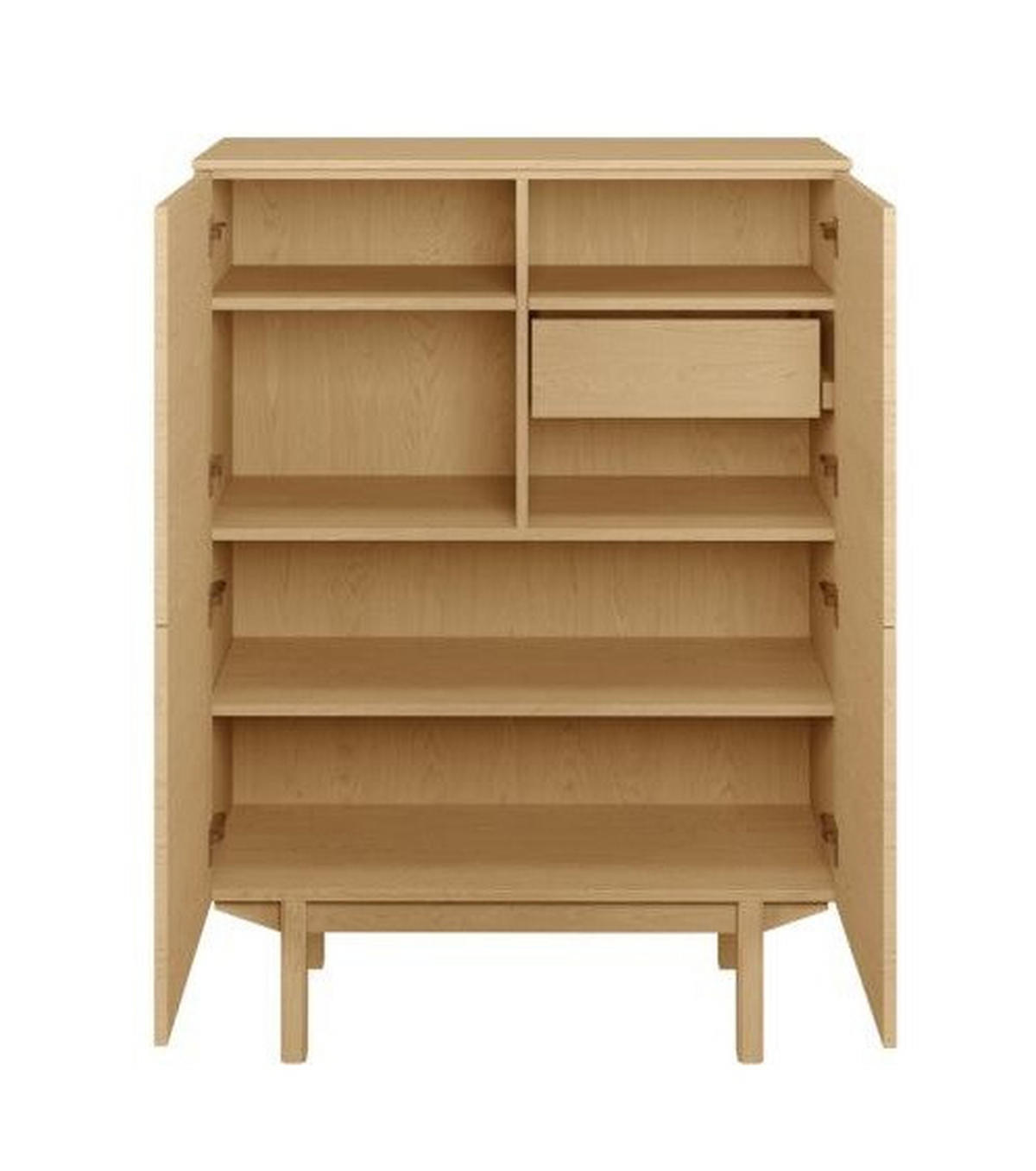 HÖG BYRÅ  98/135/41 cm 1 låda(or)  - ekfärgad, Design, trä (98/135/41cm) - Skovby