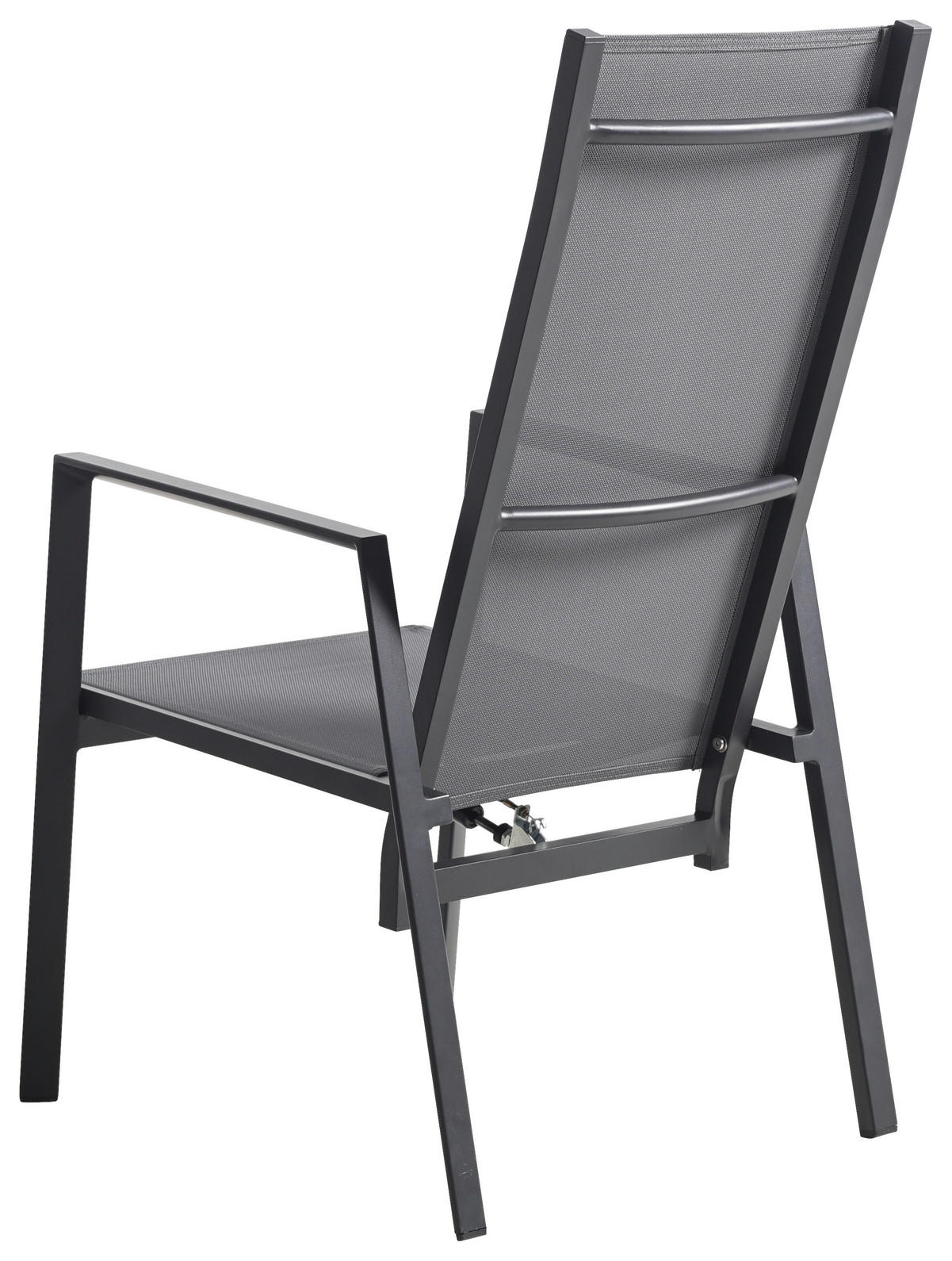 GARTENSESSEL Aluminium Grau  - Grau, Design, Textil/Metall (56,5/105/69,5cm) - Ambia Garden