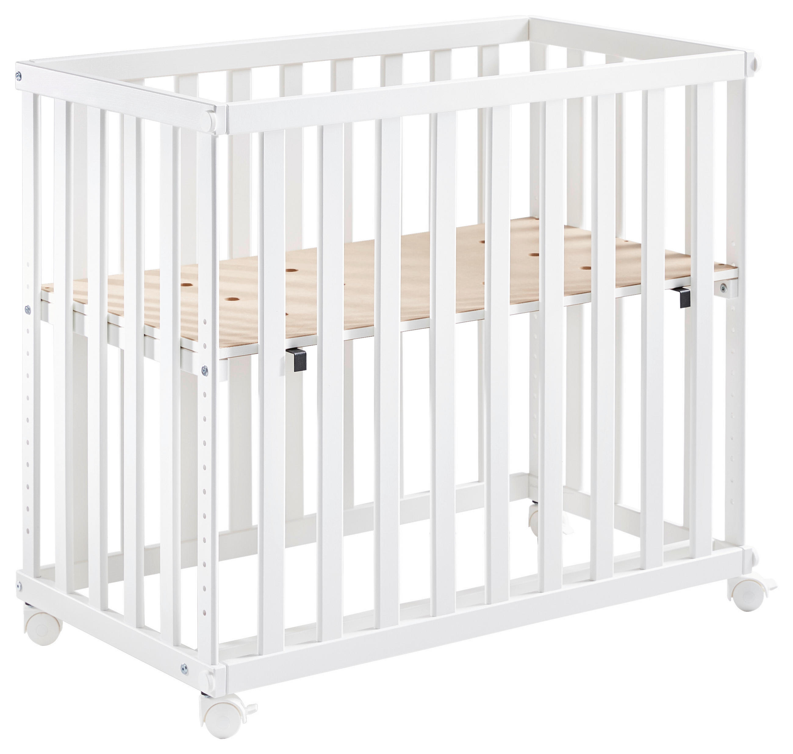 BEISTELLBETT Abel  94/54/84 cm  - Weiß, Basics, Holz/Kunststoff (94/54/84cm) - My Baby Lou