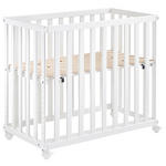 BEISTELLBETT Abel  94/54/84 cm  - Weiß, Basics, Holz/Kunststoff (94/54/84cm) - My Baby Lou