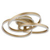 LED-TAKLAMPA 56 W 60/57,5/20 cm  - opal/guldfärgad, Design, metall/plast (60/57,5/20cm)