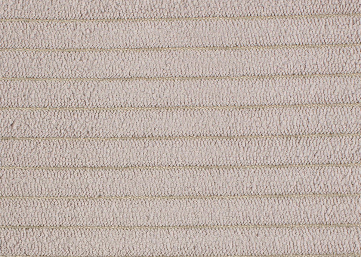 ECKSOFA in Cord Hellbraun  - Hellbraun/Schwarz, Modern, Textil/Metall (302/177cm) - Beldomo Style