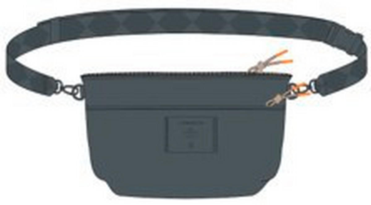 SCHULTERTASCHE  - Anthrazit, Basics, Textil (36/13/19cm) - Lässig
