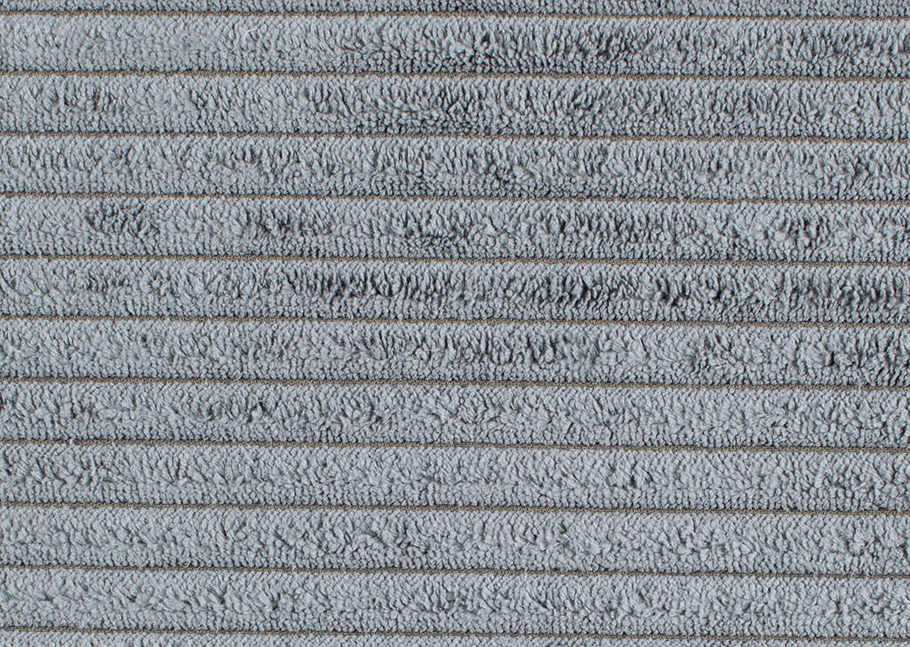 WOHNLANDSCHAFT Dunkelgrau Cord  - Chromfarben/Dunkelgrau, KONVENTIONELL, Kunststoff/Textil (180/376/180cm) - Carryhome