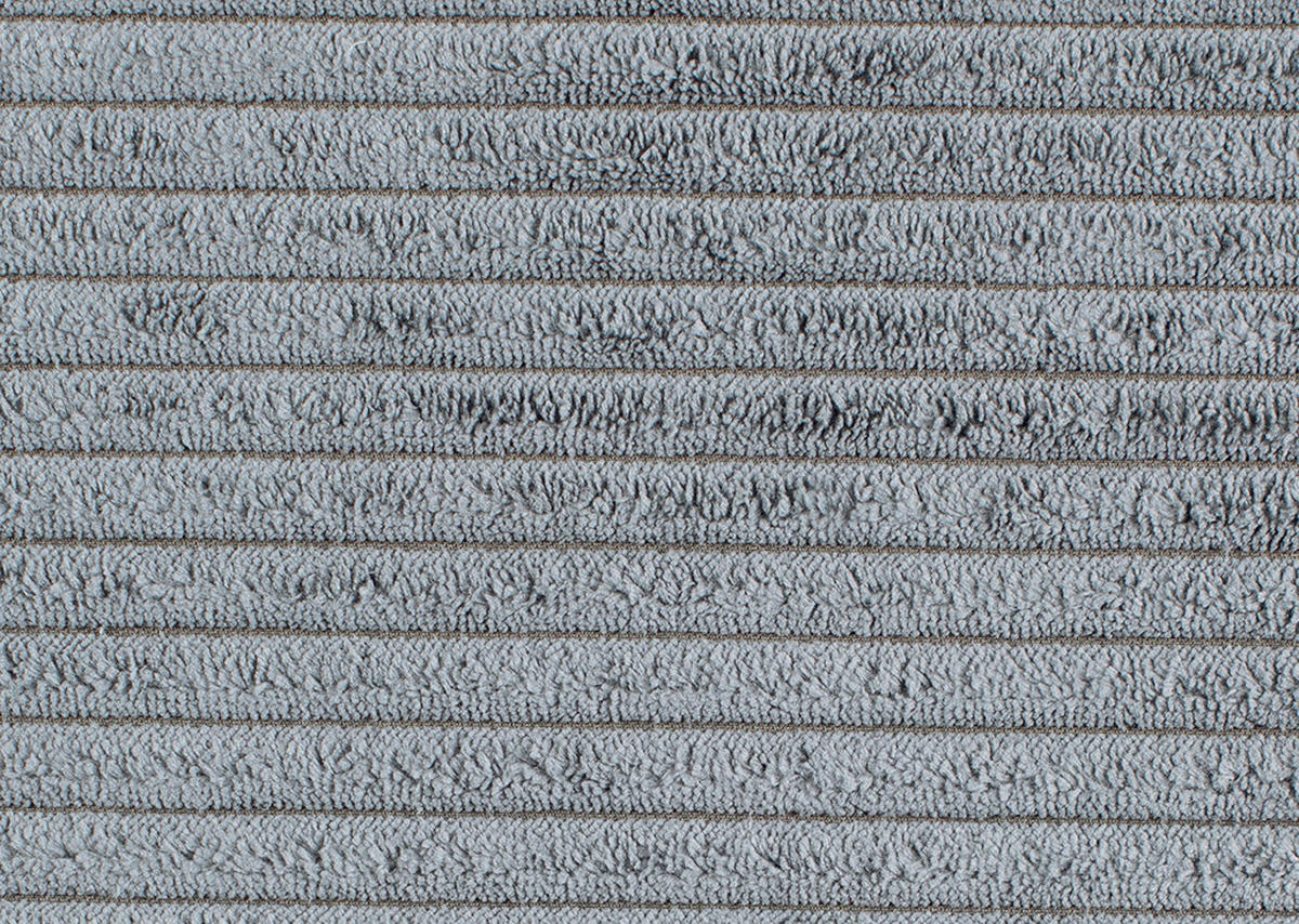 WOHNLANDSCHAFT Dunkelgrau Cord  - Chromfarben/Dunkelgrau, KONVENTIONELL, Kunststoff/Textil (180/376/180cm) - Carryhome
