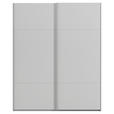 SCHWEBETÜRENSCHRANK 181/223/68 cm 2-türig Grau  - Grau, KONVENTIONELL, Holzwerkstoff/Metall (181/223/68cm) - Novel
