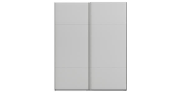 SCHWEBETÜRENSCHRANK 181/223/68 cm 2-türig Grau - Grau, KONVENTIONELL, Holzwerkstoff/Metall (181/223/68cm) - Novel