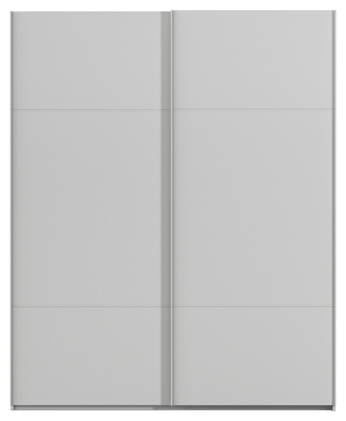 SCHWEBETÜRENSCHRANK in Grau  - Grau, Konventionell, Holzwerkstoff/Metall (181/223/68cm) - Novel