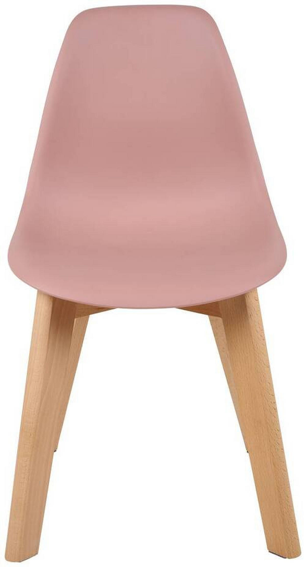KINDERSTUHL  - Pink/Buchefarben, MODERN, Holz/Kunststoff (33/57/38cm) - P & B