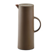 ISOLIERKANNE 1 L - Braun, Design, Glas/Kunststoff (1l) - Homeware