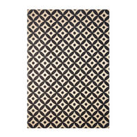 RAVNO TKANA PREPROGA  Scandy     200/290 cm     naravne barve, črna  - črna/naravne barve, Basics, tekstil (200/290cm) - Kayoom