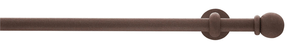 VORHANGSTANGE  280 cm  - Rostfarben, KONVENTIONELL, Metall (280cm)
