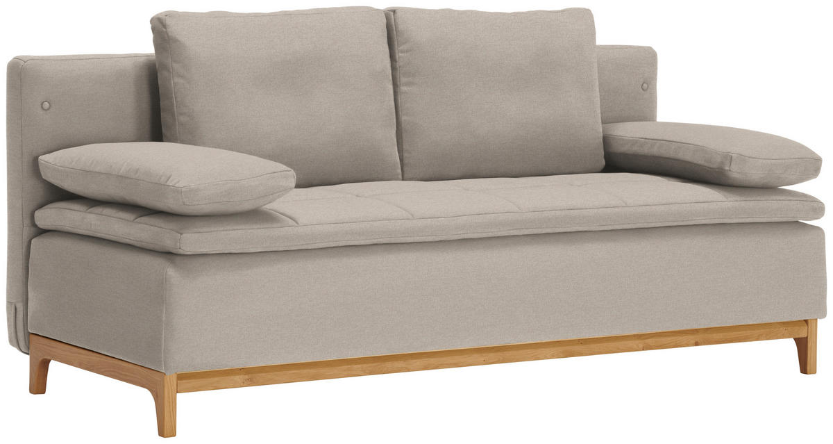 SCHLAFSOFA in Textil Naturfarben  - Naturfarben, Modern, Holz/Textil (200/96/88cm) - Joka