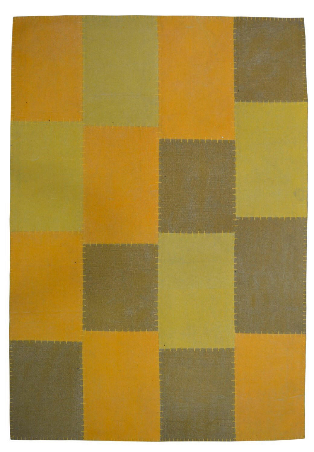 FLACHWEBETEPPICH 120/170 cm Lyrical Gelb, Multicolor  - Gelb/Multicolor, Basics, Textil (120/170cm) - Novel