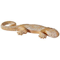 DEKOGECKO - Weiss/Braun, Basics, Kunststoff (20,5/7,5/2cm) - Ambia Home