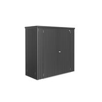 GERÄTESCHRANK - Dunkelgrau, Design, Metall (190/182,5/83cm) - Biohort