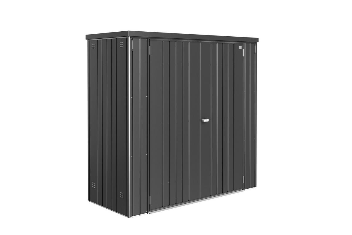 GERÄTESCHRANK - Dunkelgrau, Design, Metall (190/182,5/83cm) - Biohort