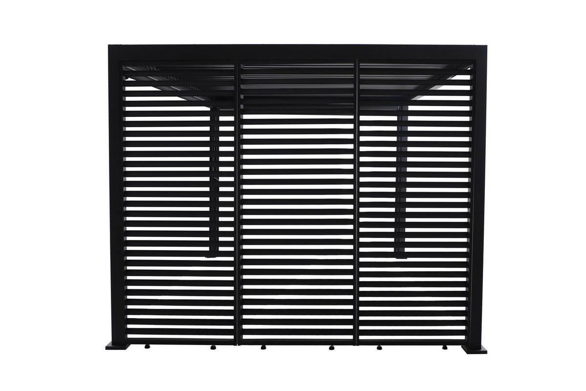 PERGOLA-SEITENTEIL 85/226/6 cm  - Anthrazit, Basics, Metall (85/226/6cm) - Gardenson